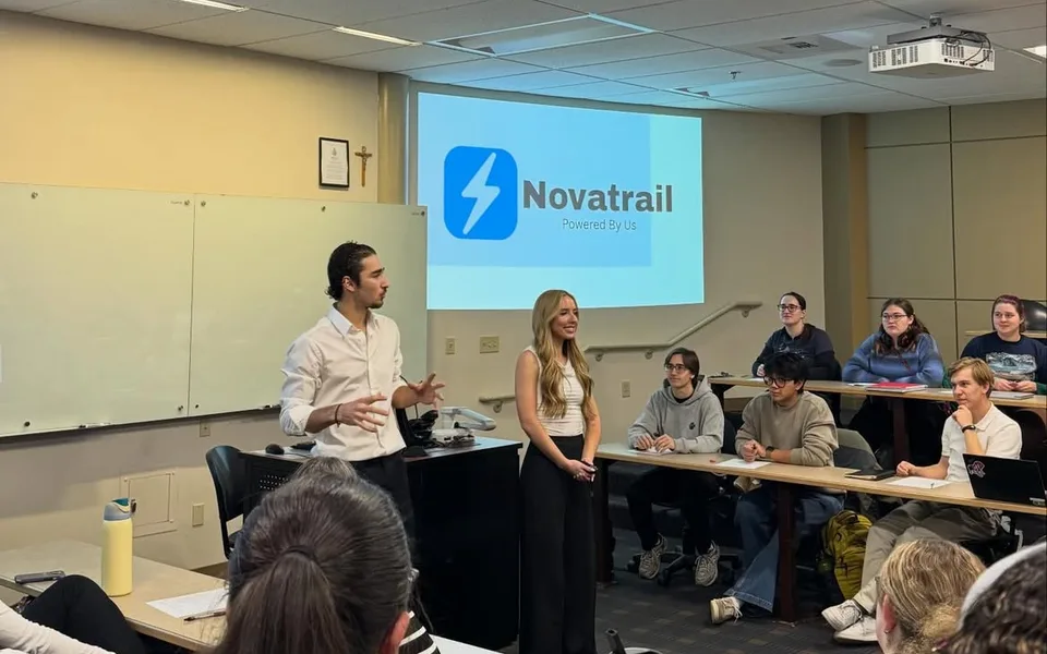 Oscar pitching Novatrail to a Gonzaga class